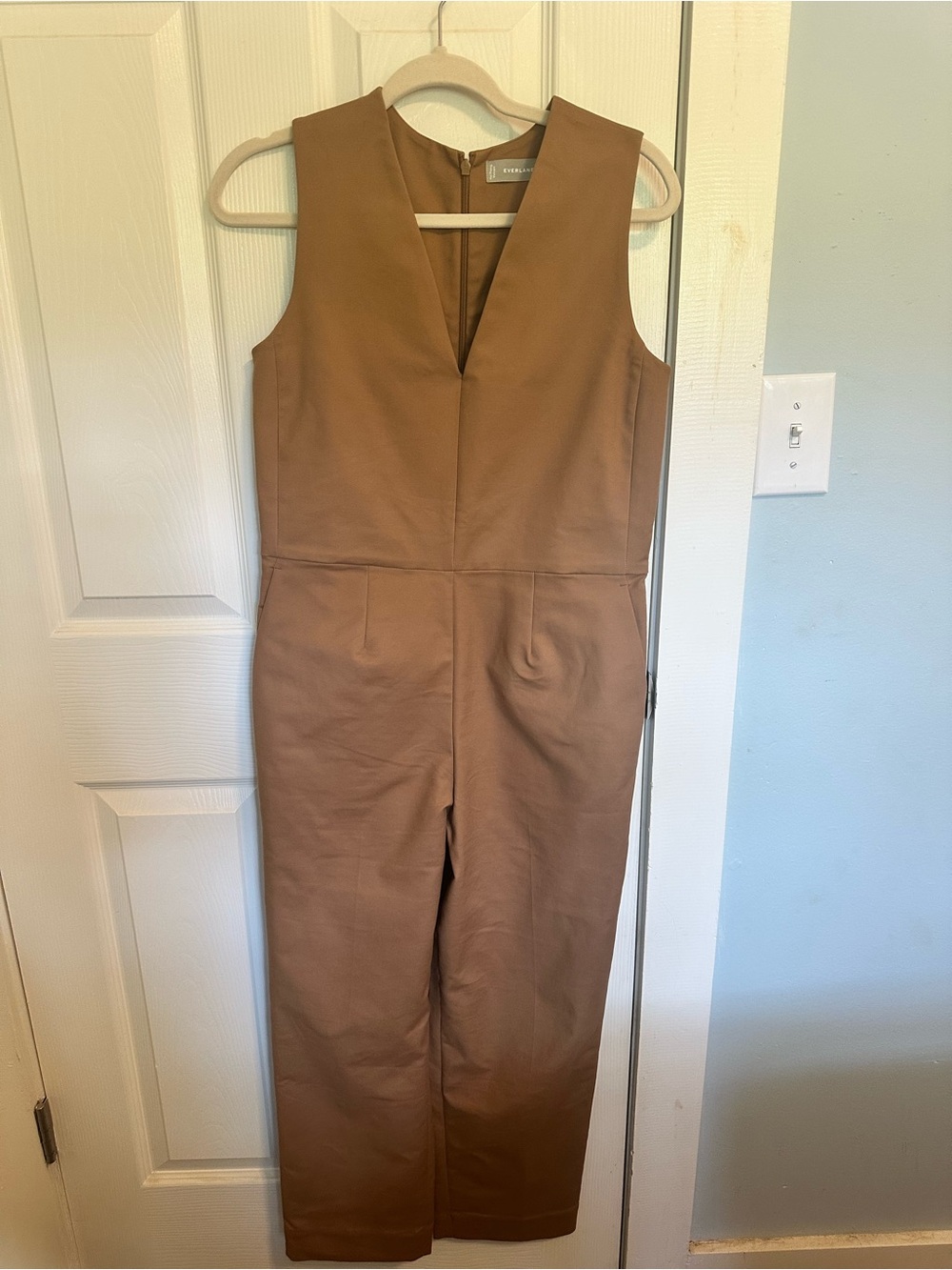 Everlane - The Structured Sleeves Cotton Jumpsuit
